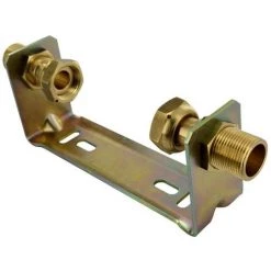 Support De Compteur En Acier Avec Raccords Mâle Femelle écrou Libre 3/4. NOYON & THIEBAULT