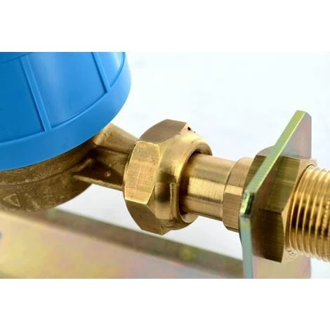 Support De Compteur En Acier Avec Raccords Mâle Femelle écrou Libre 3/4. NOYON & THIEBAULT 5 Support De Compteur En Acier Avec Raccords Mâle Femelle écrou Libre 3/4. NOYON & THIEBAULT – Image 3