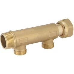 Collecteur écrou Libre Mâle Femelle 3/4' Avec Départ Mâle 1/2' - 2 Départs NOYON & THIEBAULT