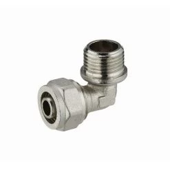 Coude à Compression Pour Tube Multicouche NOYON & THIEBAULT - Ø 16 Mm à Visser Mâle M1/2' (15x21) - 3930-1516L1