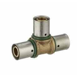 Té égal à Sertir Profil TH Pour Tube PER NOYON & THIEBAULT - Ø 16 Mm Bague à Sertir En Inox - 3790-16L1