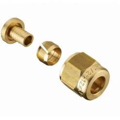 Raccord Droit à Compression Pour Tube PER NOYON & THIEBAULT - Ø 16 Mm à Visser Femelle écrou Libre F1/2' (15x21) - 3288-1516L1