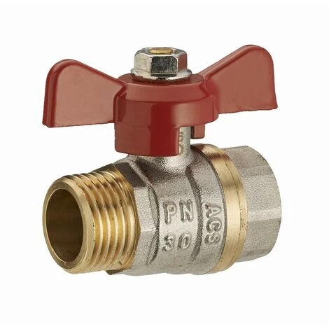 Vanne à Sphère 1/4 Tour Mâle-femelle Manette Papillon MF3/4' (20x27) NOYON & THIEBAULT - 1202-I20L1 4 Vanne à Sphère 1/4 Tour Mâle-femelle Manette Papillon MF3/4' (20x27) NOYON & THIEBAULT - 1202-I20L1 – Image 2