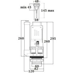 Mécanisme De Chasse à Poussoir Simple Volume NOYON & THIEBAULT -THIEBAULT Soldes 30116447 4