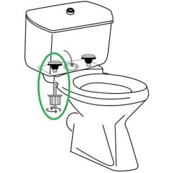 NOYON & THIEBAULT Fixations De Réservoir De Wc Vis 10x83 Mm Auto-étanches -THIEBAULT Soldes 30116457 2