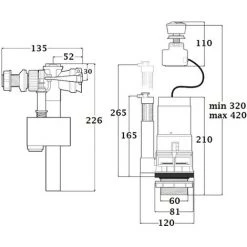 Ensemble De Chasse à Câble Double Volume 3/6L + Robinet Flotteur Latéral M3/8 NOYON & THIEBAULT 10 Ensemble De Chasse à Câble Double Volume 3/6L + Robinet Flotteur Latéral M3/8 NOYON & THIEBAULT -THIEBAULT Soldes 30117014 4