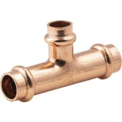 NOYON & THIEBAULT Té Cuivre A Sertir Réduit Ø15-Ø12-Ø15