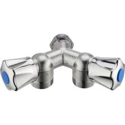 Robinet Double En Y Pour Machine à Laver. NOYON & THIEBAULT
