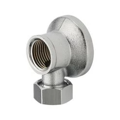 Applique Chromée Femelle G1/2 Ecrou Collet Battu Ø14. NOYON & THIEBAULT