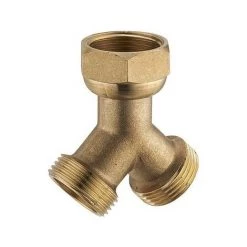 Raccord Y Laiton - Femelle G 3/4 écrou Mobile - Double Mâle G3/4 NOYON & THIEBAULT