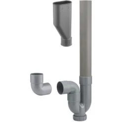Siphon Simple Sortie Horizontale / Verticale + Entonnoir. NOYON & THIEBAULT