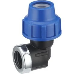 Raccord Polyéthylène Plastique Coude Ø20 - Femelle 15x21 NOYON & THIEBAULT