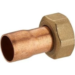 Raccord Fer-cuivre Droit écrou Prisonnier Ø12 F15x21 NOYON & THIEBAULT