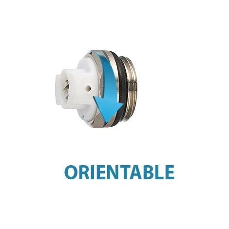 Bouchon Purgeur 15x21 à Bec Orientable NOYON & THIEBAULT Nickelé/blanc 6 Bouchon Purgeur 15x21 à Bec Orientable NOYON & THIEBAULT Nickelé/blanc – Image 4