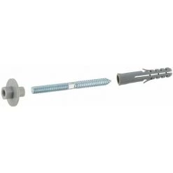 Fixations Lavabo Paroi Pleine écrous épaulement Vis 10x140 Mm Chevilles 14x75 Mm X2 NOYON & THIEBAULT