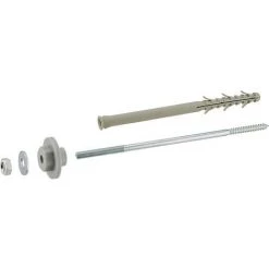 Fixations Lavabo Mur Isolé Polystyrène Vis 8x220 Mm Chevilles 10x160 Mm X2 NOYON & THIEBAULT