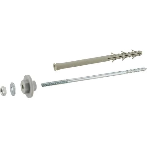 Fixations Lavabo Mur Isolé Polystyrène Vis 8x220 Mm Chevilles 10x160 Mm X2 NOYON & THIEBAULT 3 Fixations Lavabo Mur Isolé Polystyrène Vis 8x220 Mm Chevilles 10x160 Mm X2 NOYON & THIEBAULT