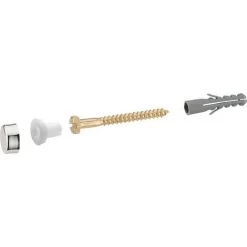 Fixations Wc Tirefonds 6x70 Mm Chevilles 8x40 Mm X2. NOYON & THIEBAULT