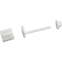 Fixations Abattant Vis 8x75 Mm - Tête Carrée 27 + Glissière X2 NOYON & THIEBAULT