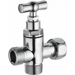 Robinet D'arrêt 3 Voies Arrivée M12x17 - 2 Sorties MF12x17 NOYON & THIEBAULT
