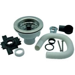 Bonde à Panier Avec Trop Plein Pr Tout Type évier Ø90 40x49 NOYON & THIEBAULT