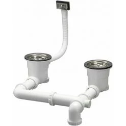 Vidage Cleany Quick Pour Tout Type D'évier 2 Bacs Avec Trop Plein Ø90 NOYON & THIEBAULT