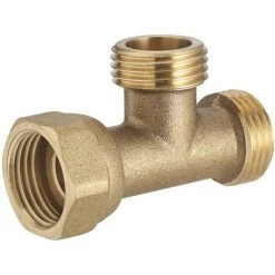 Té à Visser écrou Libre Double Mâle Femelle MMF12x17. NOYON & THIEBAULT