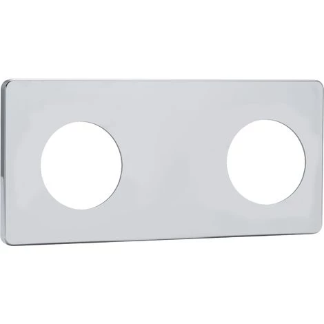 Cache Platine Double Abs Chromé Ea150 Mm. NOYON & THIEBAULT 3 Cache Platine Double Abs Chromé Ea150 Mm. NOYON & THIEBAULT